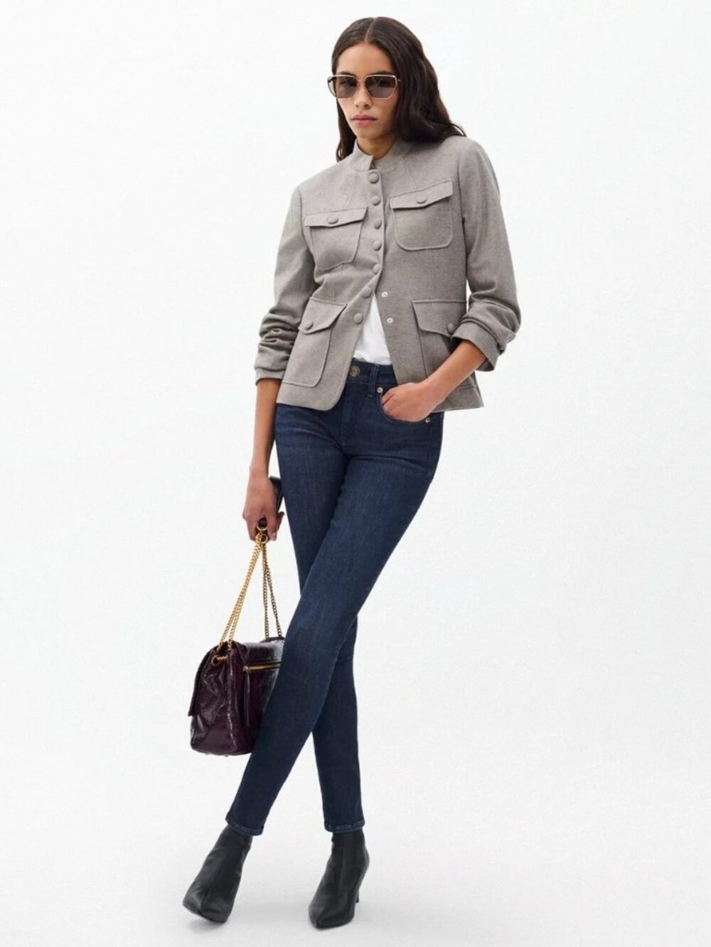 RAG & BONE CATE MID-RISE ANKLE SKINNY JEANS SIZE 23